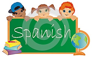 Children and spanish photo