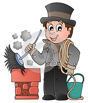 Happy chimney sweeper