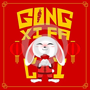 Happy chinese new year 2023 Year of the rabbit