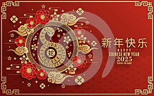 Happy chinese new year 2025 year of the snake.