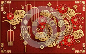 Happy chinese new year 2025 year of the snake.