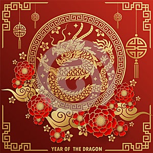 Feliz chino nuevo 2024 de chino continuar zodíaco 