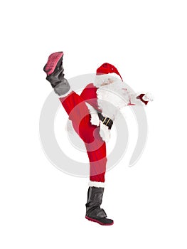 Happy Christmas Santa Claus dancing