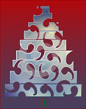 Happy christmas trees