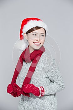 Happy Christmas Woman