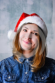 Happy Christmas woman