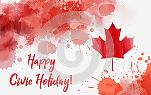 Happy Civic Holiday in Canada