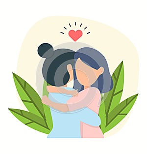 Happy Couple Love Hugging vector