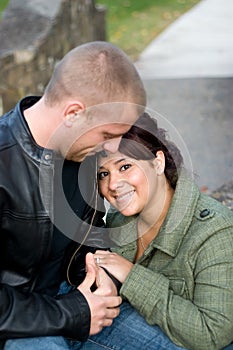 Happy Couple Outdoors