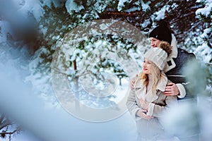 Happy couple spending good day outdoor