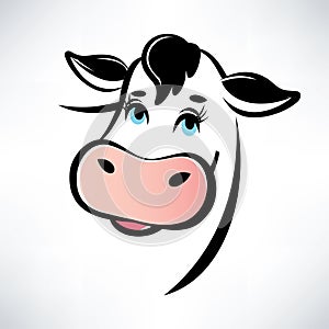 Happy cow portrait