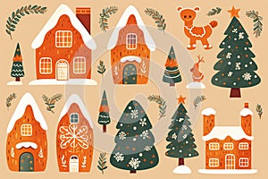 happy cozy Christmas background