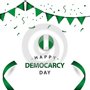 Happy Democracy Day Vector Template Design Illustration