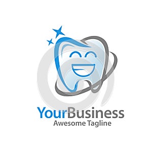 Happy dental, smile toot logo