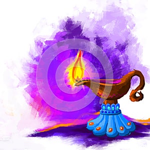 Happy Diwali Diya