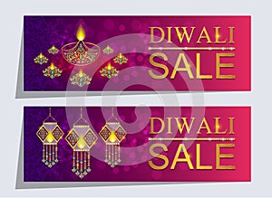 Happy Diwali festival card