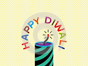 Happy Diwali - Indian festival dhamaka - graphic design
