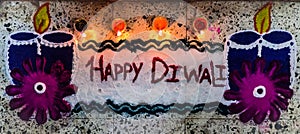 Happy Diwali Rangoli Photo, Smartphone photography