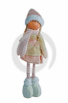 A happy doll  Christmas ornament