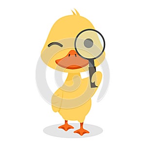 Happy Duck magnifying glass