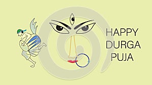 Happy Durga puja Celebration - Banner