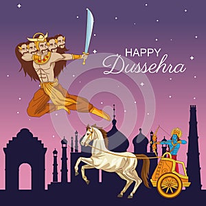 Happy Dussehra Festival of India