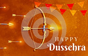 Happy Dussehra Indian holiday template