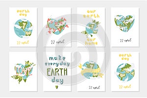Happy Earth day posters