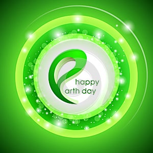 Happy Earth Day. Vector design illustration.