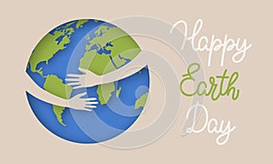 Happy Earth Day, World Environment Day. Ecology concept