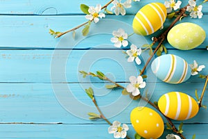 Happy easter adornments Eggs Easter family Basket. White Easter basket Bunny Renewal. Easter tablecloth background wallpaper photo