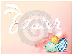 Happy Easter Background. Greetings card.