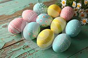 Happy easter Bespoke message Eggs Eggstraordinary Euphoria Basket. White Pile Bunny easter story. holy week background wallpaper