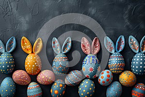 Happy easter blended hues Eggs Easter egg colors Basket. White Courage Bunny meadow. Easter surprise background wallpaper