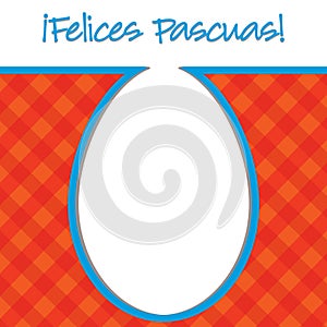 Bright Happy Easter egg card