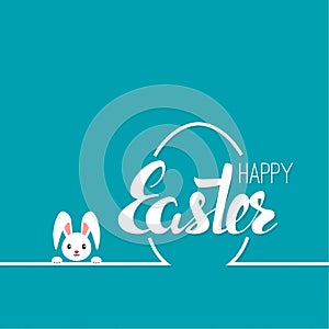 Happy easter cards. illustration