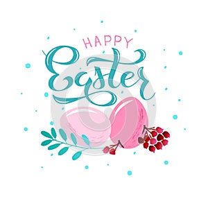 Happy Easter celebration card