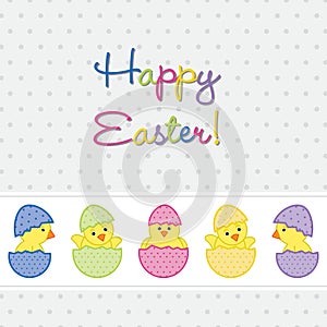 Happy Easter Chick card
