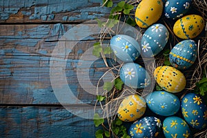 Happy easter coral Eggs Easter basket Basket. White joyful tidings Bunny Easter chicks. Easter atmosphere background wallpaper