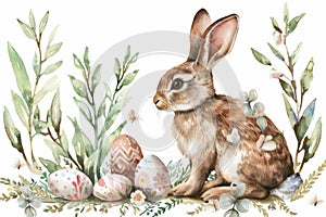 Happy easter Crafted note Eggs Easter art Basket. White personal anecdote Bunny Garden. Sunday background wallpaper photo