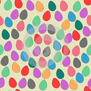 Happy Easter Day celebration background.