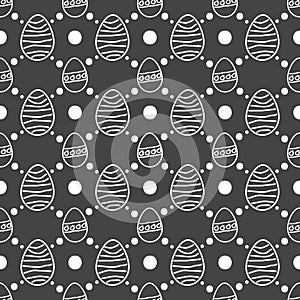 Happy Easter Day celebration background.