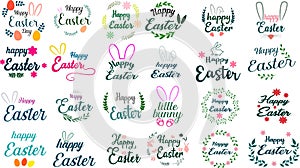 Happy Easter Day Vector design illustrationa isolated