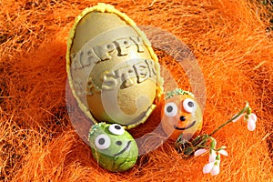 Happy easter decoration