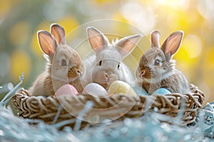 Happy easter design Eggs Tulip Basket. White Special prayers Bunny artwork. egg relay background wallpaper