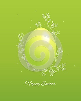 Happy Easter design. Trendy Easter design with typography, hand painted floral decor in pastel colors. Poster, greeting