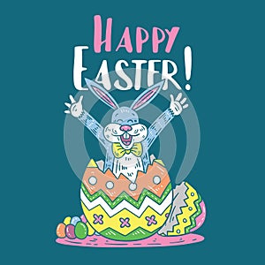 happy easter design. Vector illustration decorative design