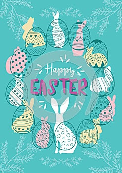 happy easter design. Vector illustration decorative design