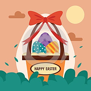 happy easter design. Vector illustration decorative design