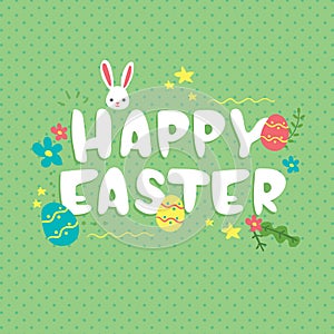 happy easter design. Vector illustration decorative design